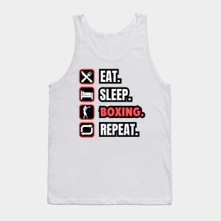 Eat Sleep Boxing Repeat Tank Top